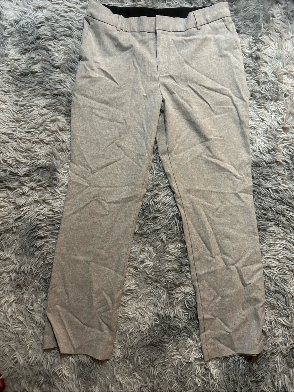 Nine West Light Gray Boot Cut Dress Pants